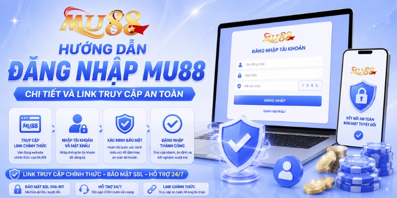 Đăng Nhập MU88 - Link Vào MU88 Chính Thức Không Bị Chặn